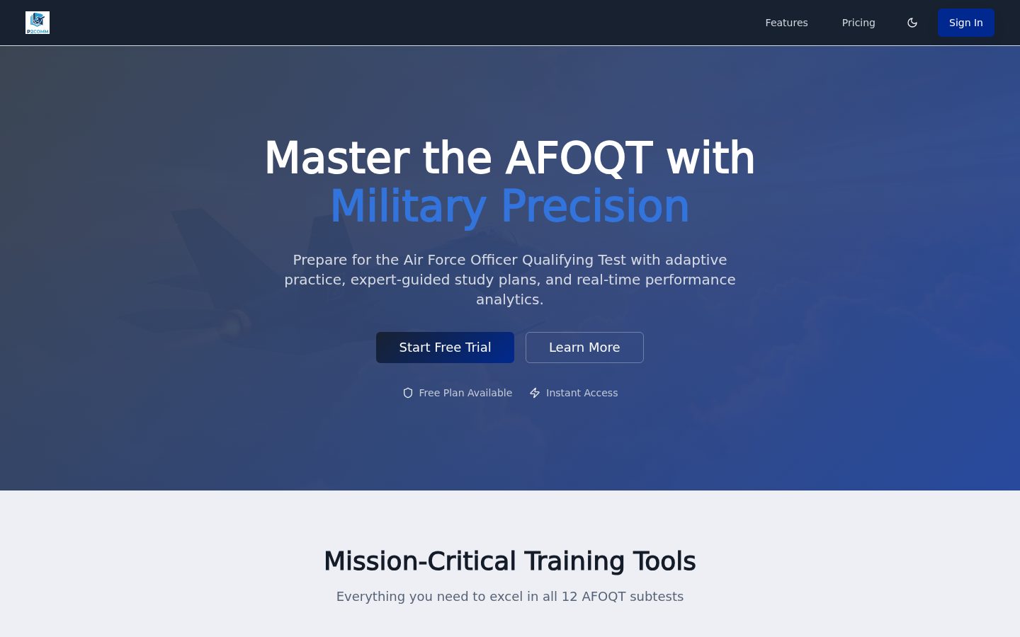 AFOQT Ace (P2Comm) product screenshot