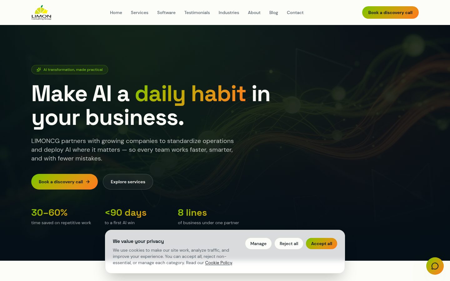 LIMONCG Website & Content Platform