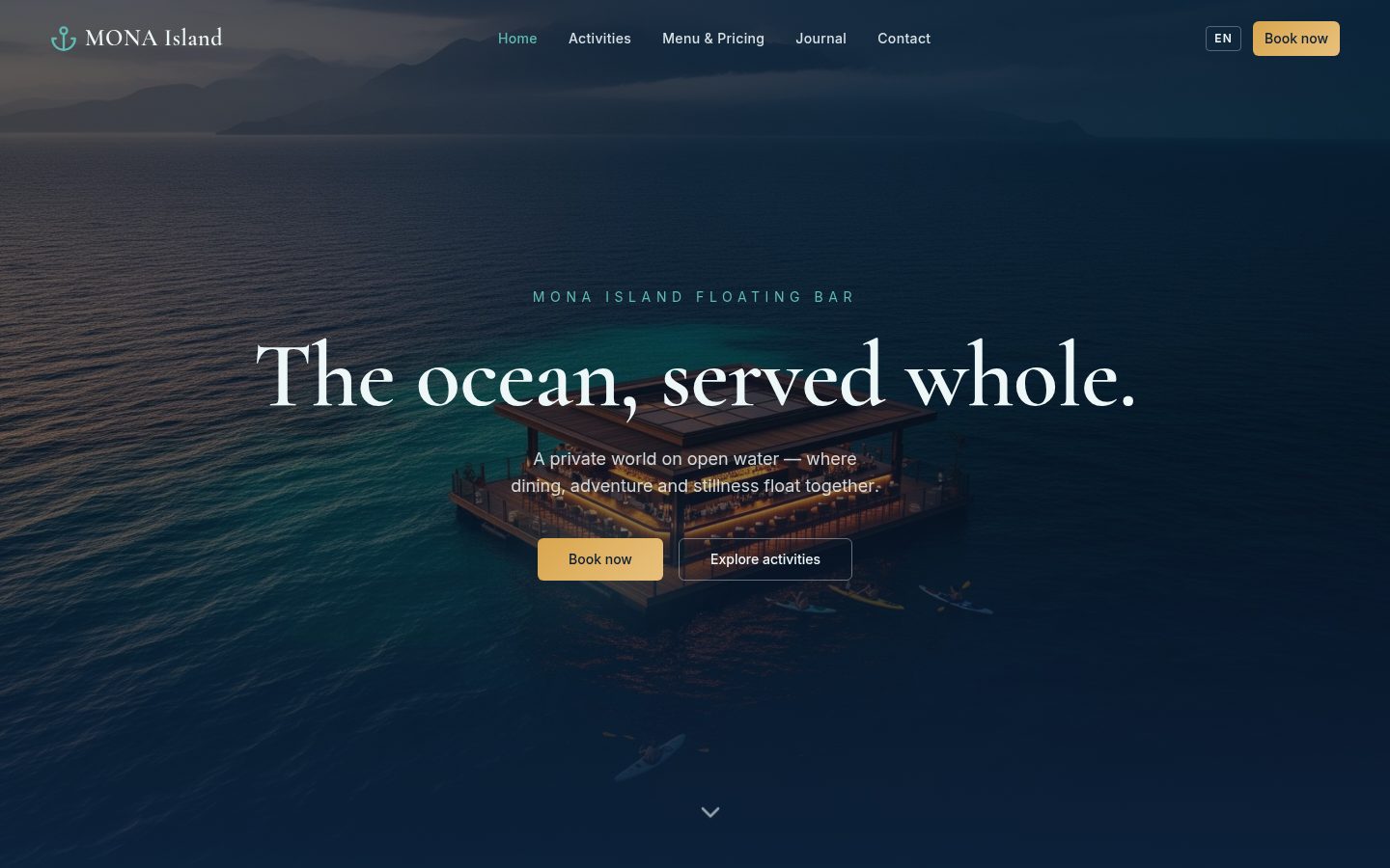 Mona Island Hub product screenshot