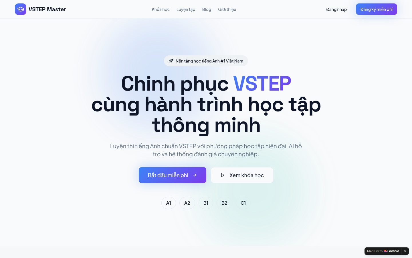 VSTEP Masterclass product screenshot